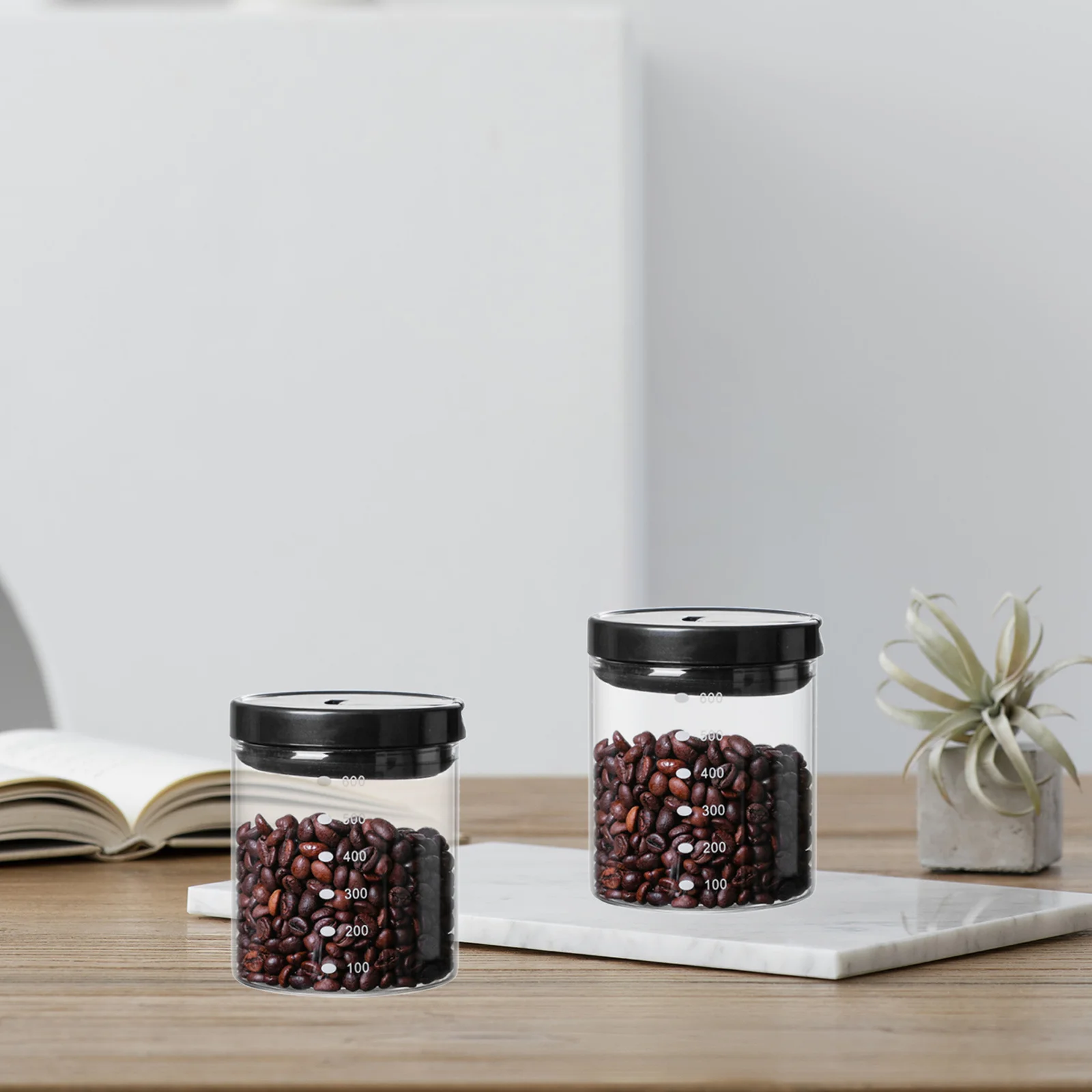 

Sealed Tea Jar Glass Food Storage Jar Airtight Lid Keeps Dry Longer Protects Against Moisture Candy Container Snack Holder