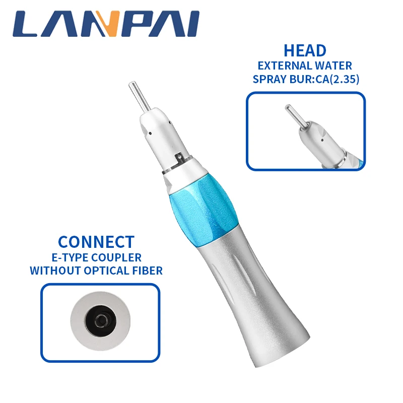 Low Rotation Dental Hand Piece 2/4 Holes Low Speed Part Against Angle Air Motor Operation Dentistry Micromotor Equipment Tools