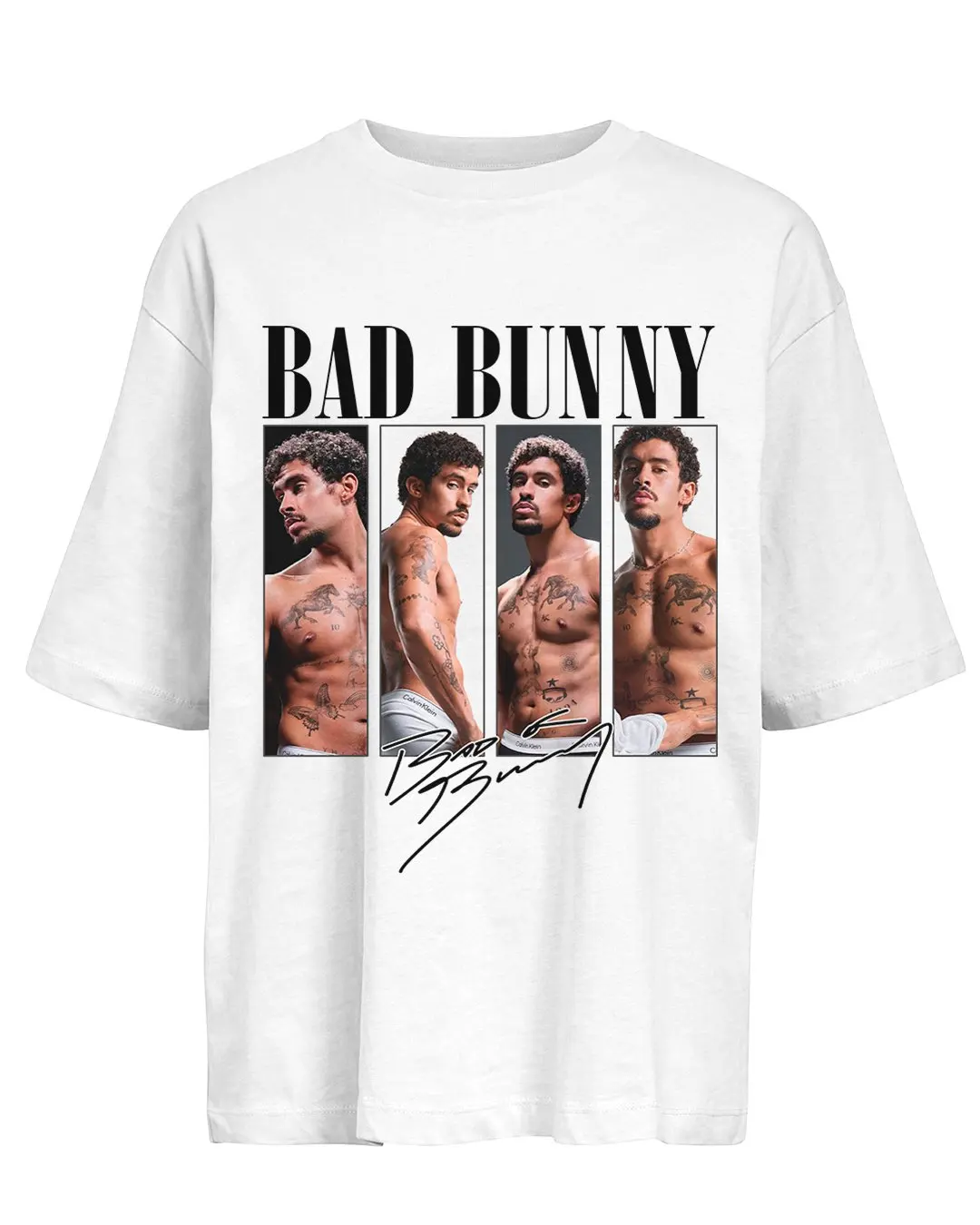Camiseta de Hombre Casual de Alta Calidad, Estilo Harajiki, con Estampado Bard Bonny, Estilo Century, Nueva Moda 2026