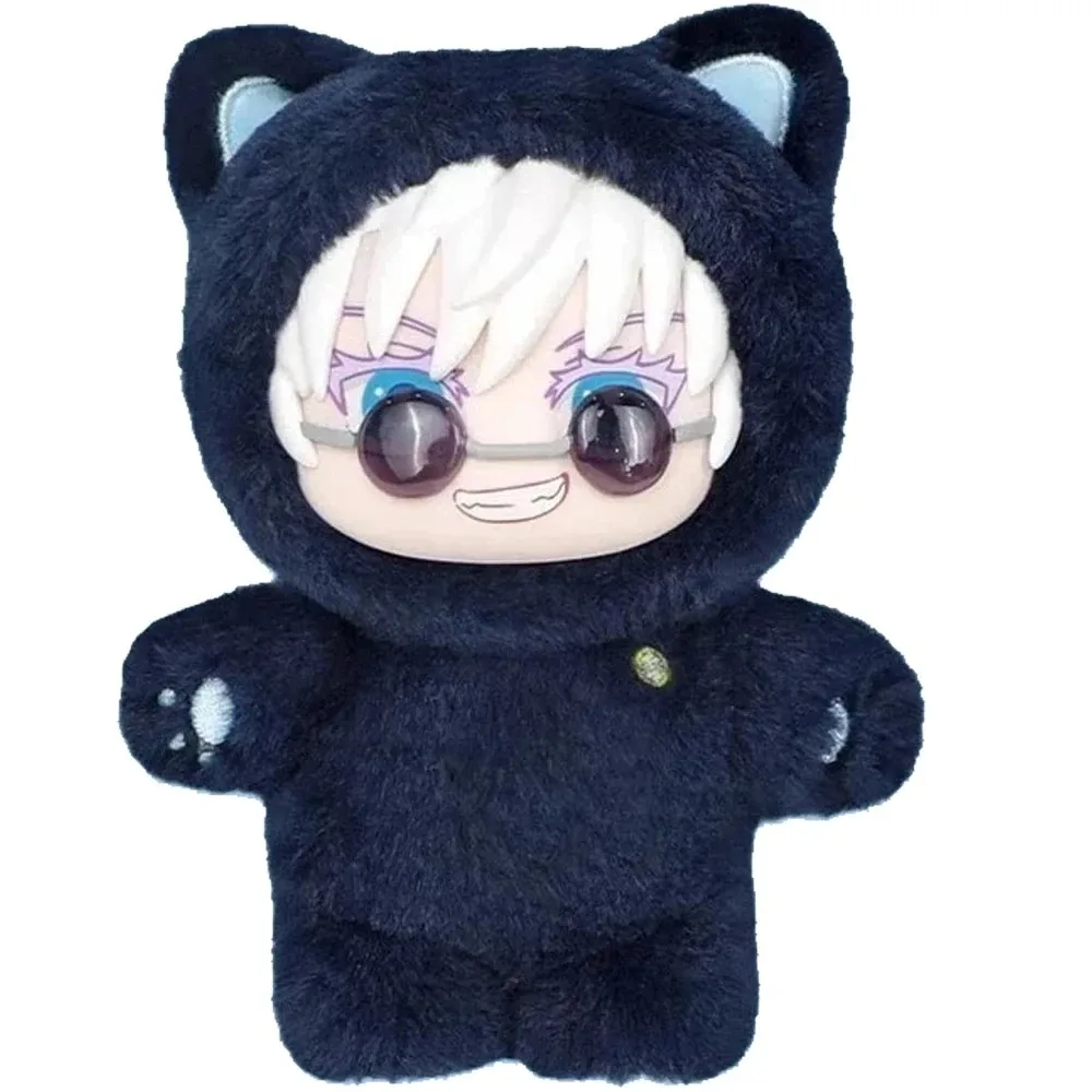 

Новинка 2024 года, плюшевая серия с кошачьими ушками Jujutsu Kaisen 2, слепая коробка, загадочная коробка, аниме-фигурка, украшение для комнаты, коллекция, рождественские подарки