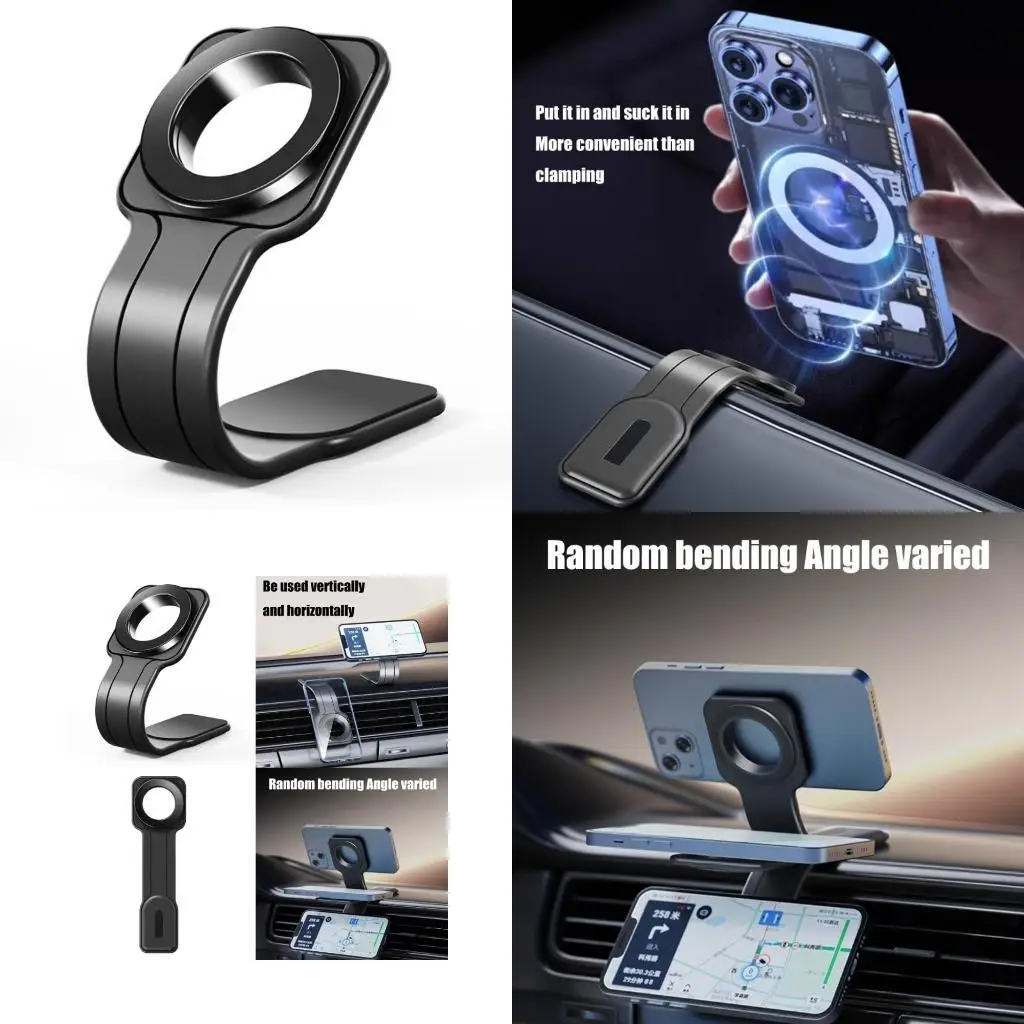 

R53C Магнитный автомобильный держатель для телефона с гибким кронштейном на приборной панели автомобиля, вентиляционное для