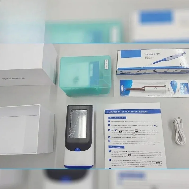 

Factory Price Portable Quantitative Fluorescent Reader Veterinary Wifi POCT Analyzer