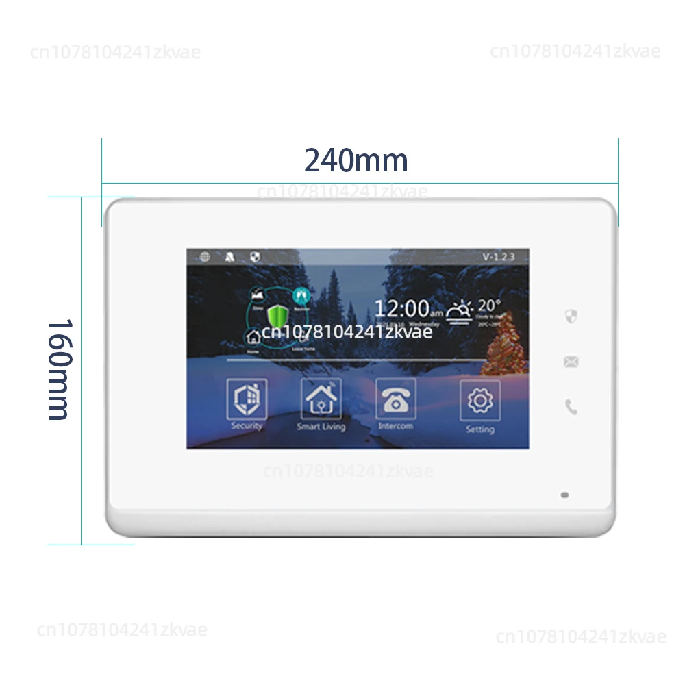 

7 inch video phone touch screen wifi sip smart system video intercom for apartments