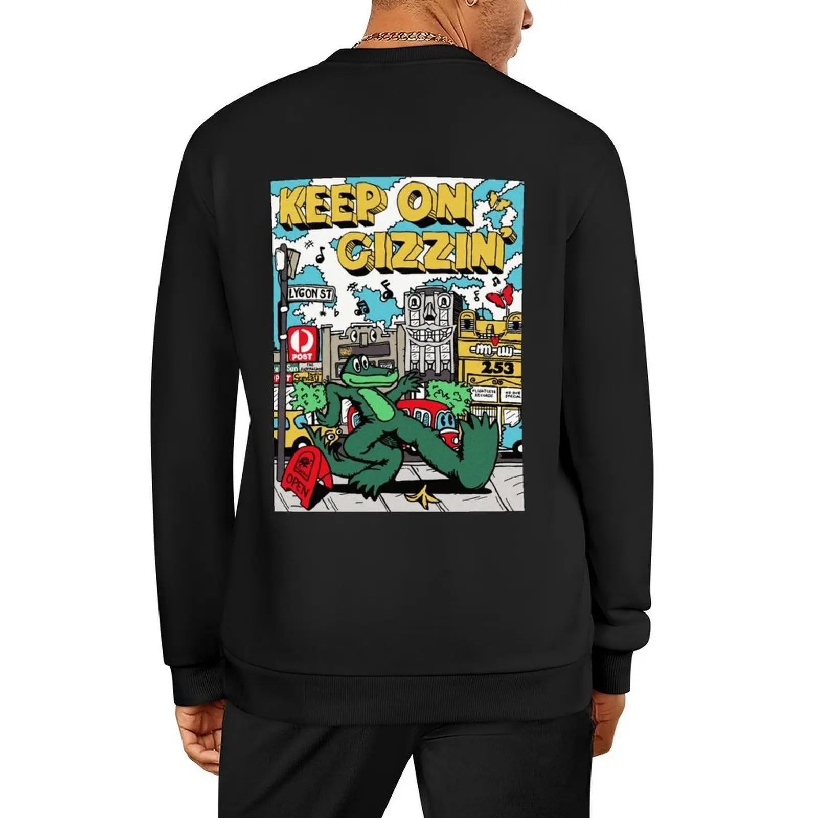 

Keep on Gizzin' King Gizzard and the Lizard Wizard Pullover autumn jacket men tracksuit men mens clothing oversize sweatshirt