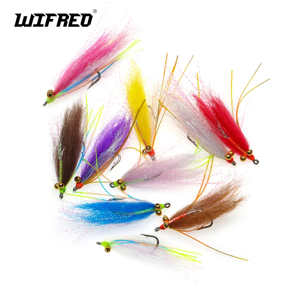 

Wifreo 8pc Saltwater Fly Crazy Charlie Fast Sinking Nymphs Flies For Trout Bluegill Bass Crappie Bonefish Fly Fishing Lures Bait