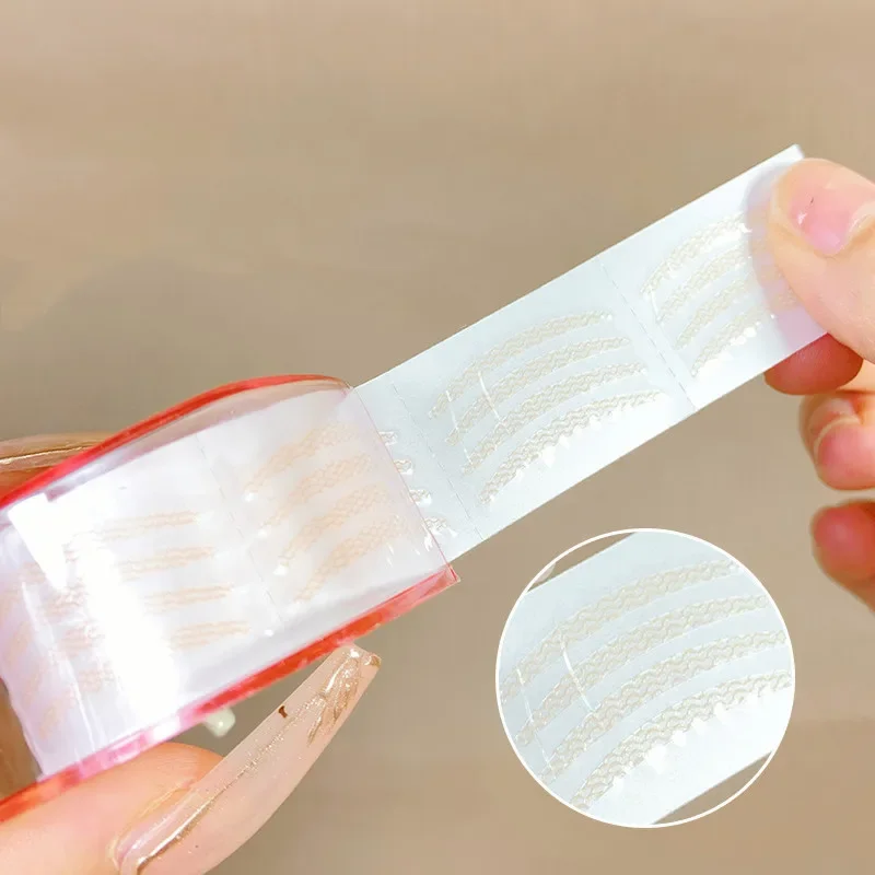 300Pcs/box Double Fold Self Adhesive Eyelid Tape Stickers Big Eyelid Tape Stickers S/L Make Up Clear Beige Invisible Accessories