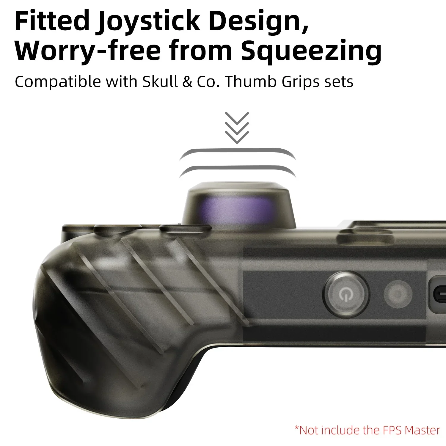 Skull & Co. HardShell ฝาครอบด้านหน้า Bundle GripCase แบบพกพาป้องกันกรณี StandGrip สําหรับ Steam Deck LCD/OLED เกมคอนโซล