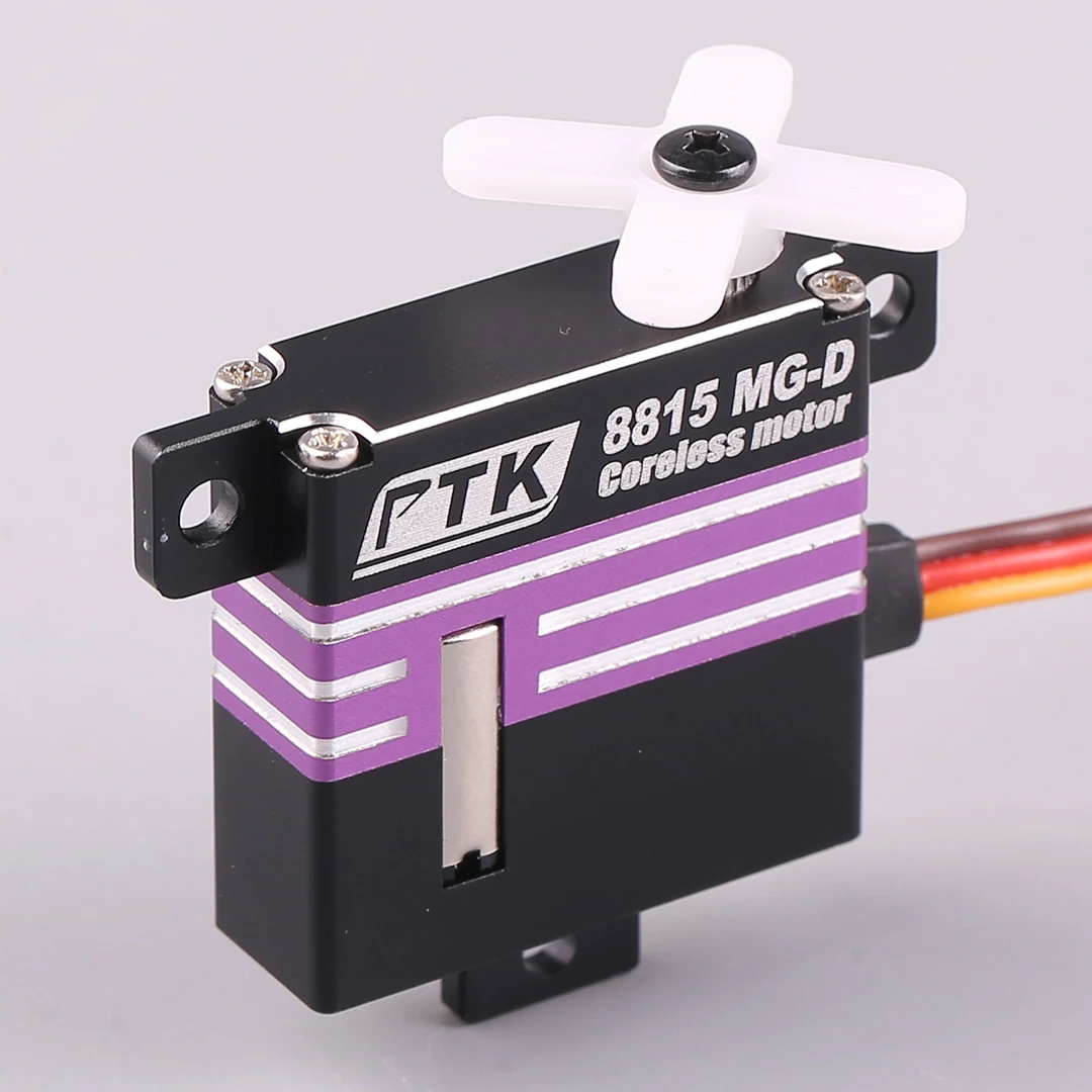 

PTK 8815 MG-D 15KG High Torque Servo for RC Model Airplane All Metal Geared Glider Fixed Wing Programmable Waterproof KST X10