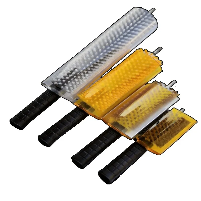 Snowboard Ski Wax Brush Kit Nylon Horsehair Brass Roller Brush for Waxing Polishing Cleaning Snowboard Maintenance Tools