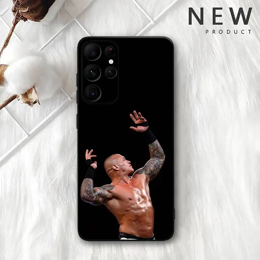 Étui de téléphone Randy Orton pour Samsung S 25,24,23,22,30,21,10,9,Ultra,Plus,Lite,FE,4,5G, coque souple noire