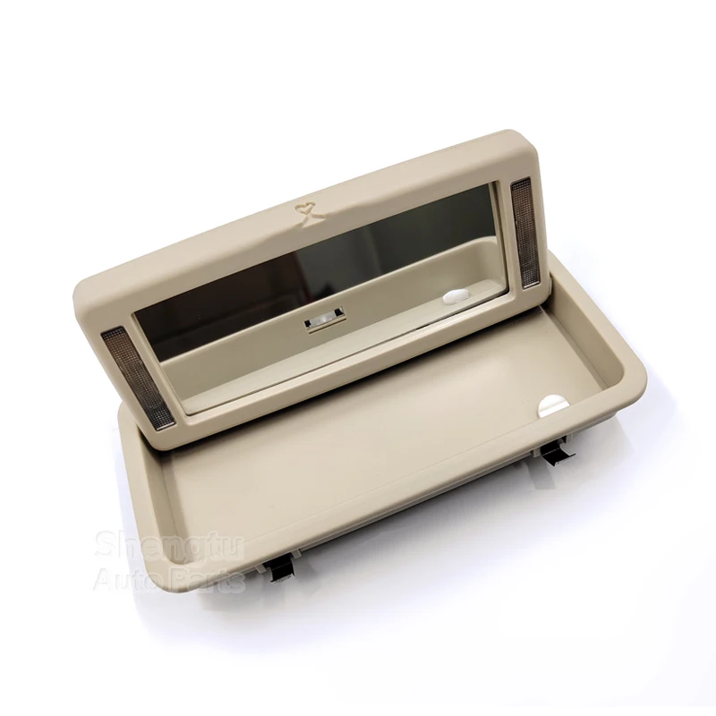 Car Sun Visor Vanity Mirror Interior w/Lights for Jaguar XJL 2010 2011 2012 2013 2014 2015 2016 C2D19845VAE
