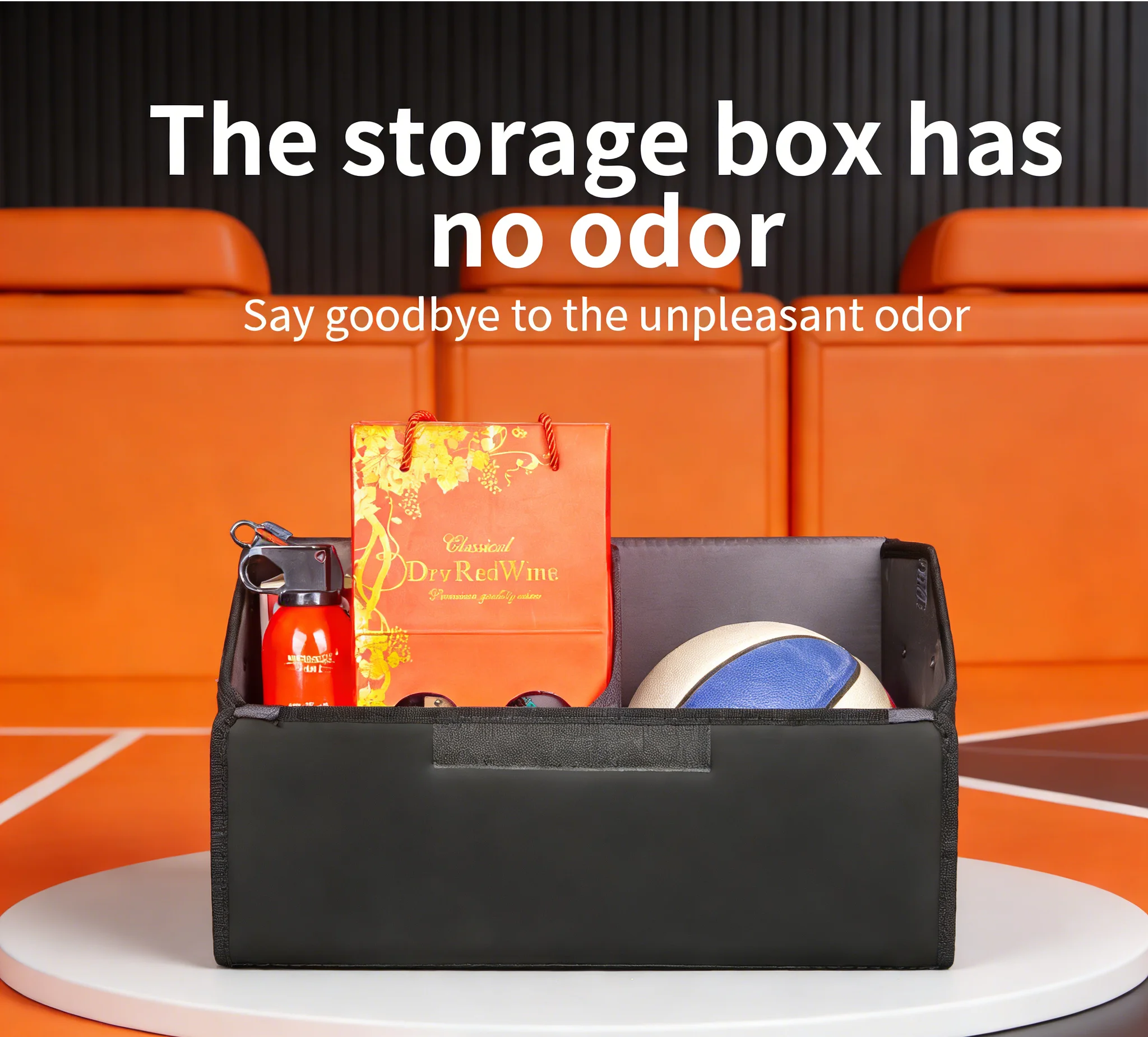 

For Hongqi EHS7 EH7 HS5 E - HS9 H9 L1 Car Trunk Storage Organizer With Lid Car Trunk Organizer Storage Box Oxford Cloth Folding