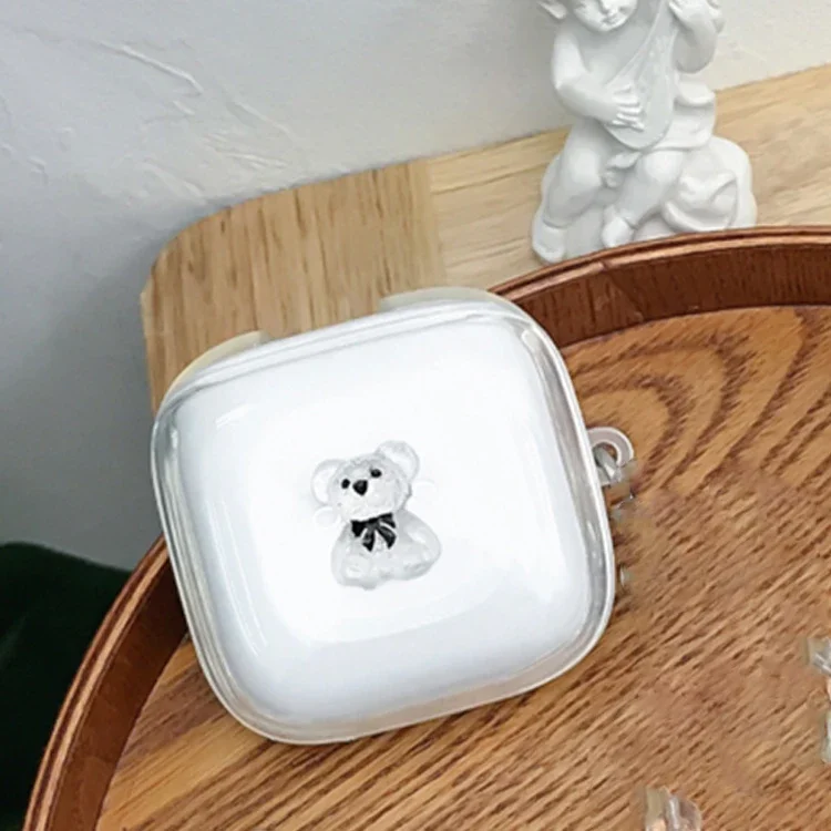 Dla Soundcore R50i NC etui słodki miś etui na słuchawki przezroczyste miękkie etui z TPU dla Soundcore r50i nc pudełko na słuchawki