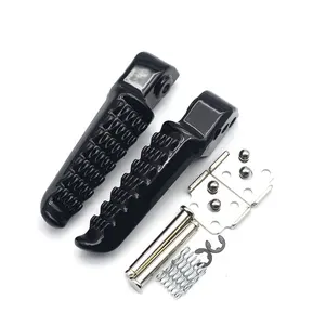 Para Kawasaki ZX6R ZX636 ZX9R ZX10R ZX14 ZX-14 Z750 Z1000 ZZR1200 GTR1400 ZZR1400 ER6N Dianteiro Da Motocicleta apoio para Os Pés Traseiros Pé pegs 8 principais vendas acelerador z750 - №1