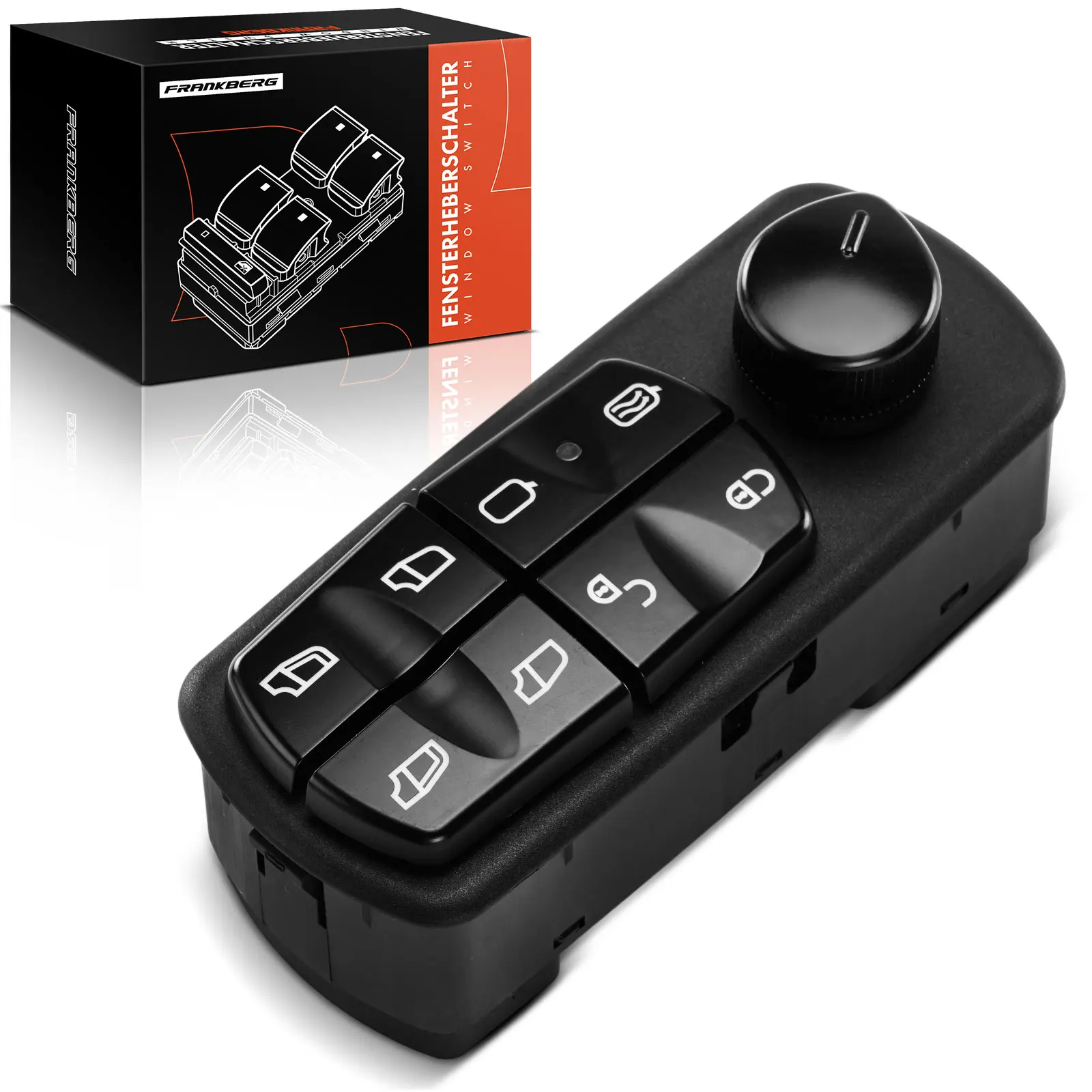 Frankberg 1x Driverschakelaar Raammechanisme voor Mercedes-Benz Atego 1998-2023 Axor 2001-2016 A0015455913 0015455913