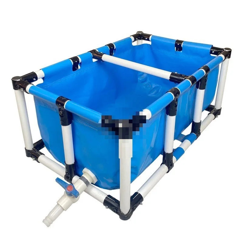 Temporary breeding water tank canvas fish pond thickened with bracket, turtle, koi fish pond tarp household balcony building