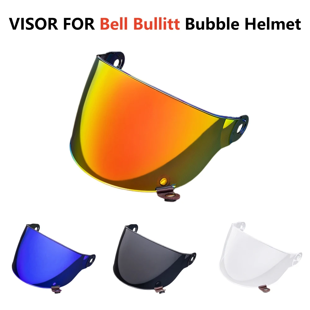 Helmets Visor for Bell Bullitt Motorcycle Helmets Uv Protection Lens Faceshield Cascos Moto Accessories