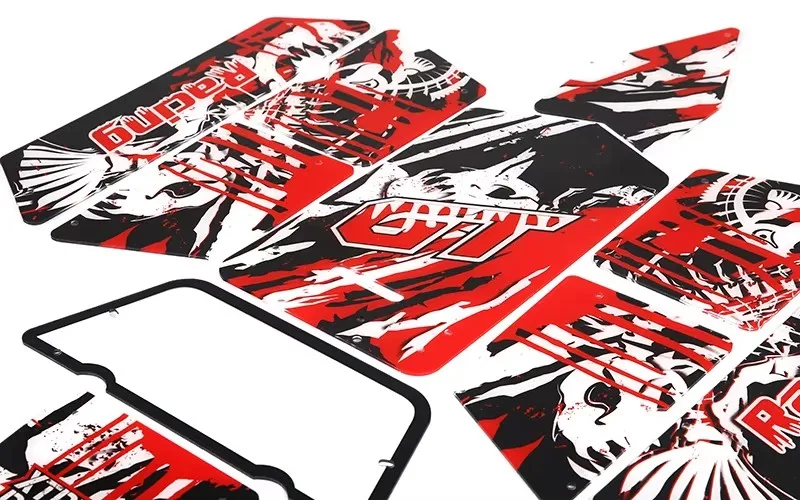 غلاف سيارة ملون من مادة الكمبيوتر عالية القوة يناسب قفص Roll لـ 1/5 HPI ROFUN BAJA