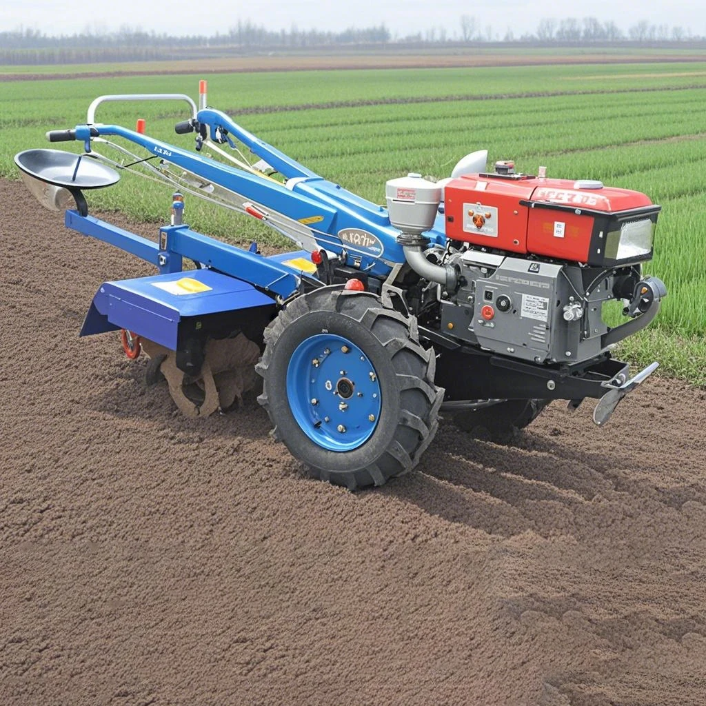 

8HP 15HP 22HP Mini diesel Walking Hand Tractor Tiller Agricultural Walking Tractor Tiller Cultivator