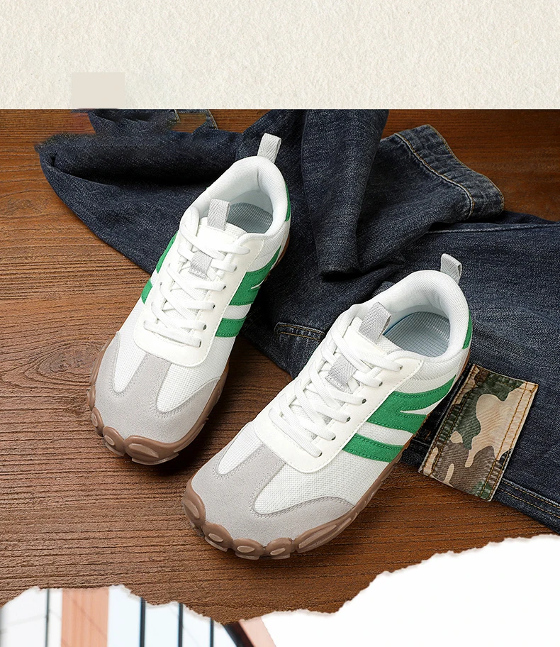2026 Neue Barfußschuhe mit breiter Zehenbox für Herren und Damen – Zero Drop Minimalistische Sneaker im Retro-Stil für Outdoor, rutschfeste Wanderschuhe, Freizeitsneaker – Detail 4