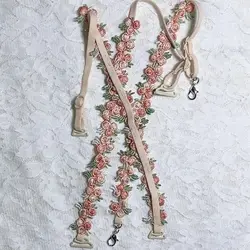 Creative Gift Removable Floral Bra Straps Anti-slip Lace Shoulder Straps Decorative Adjustable Floral Shoulder Belts