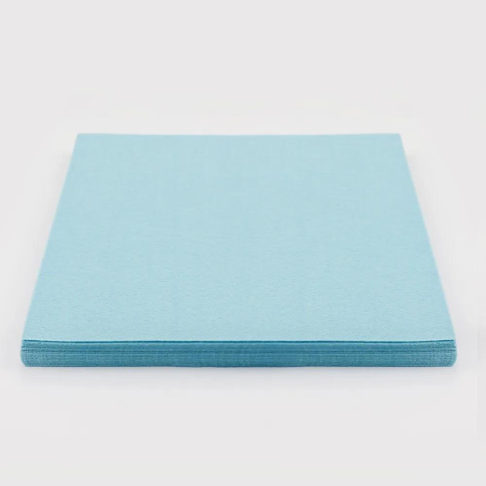 Air Blue Fabric Felt 30CM Pure Colour 1mm Thick Plain Felt Pack DIY Craft Sewing Jewellery Accessories Pad Patchwork Nonwoven