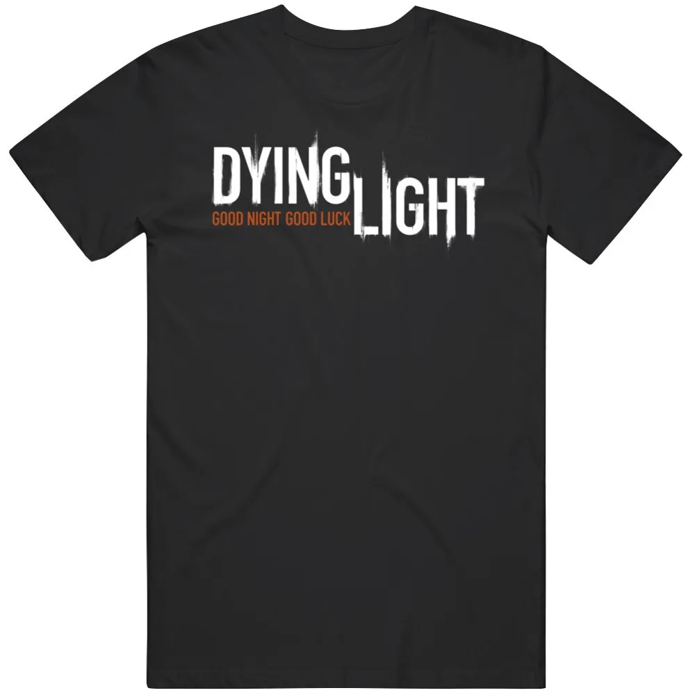 Wex Dying Light Logo Dkd القطن خمر الكلاسيكية تي شيرت بقاء لعبة اللاعبين المشجعين المحملة القمم الرجال الصيف عادية كم قصير #1