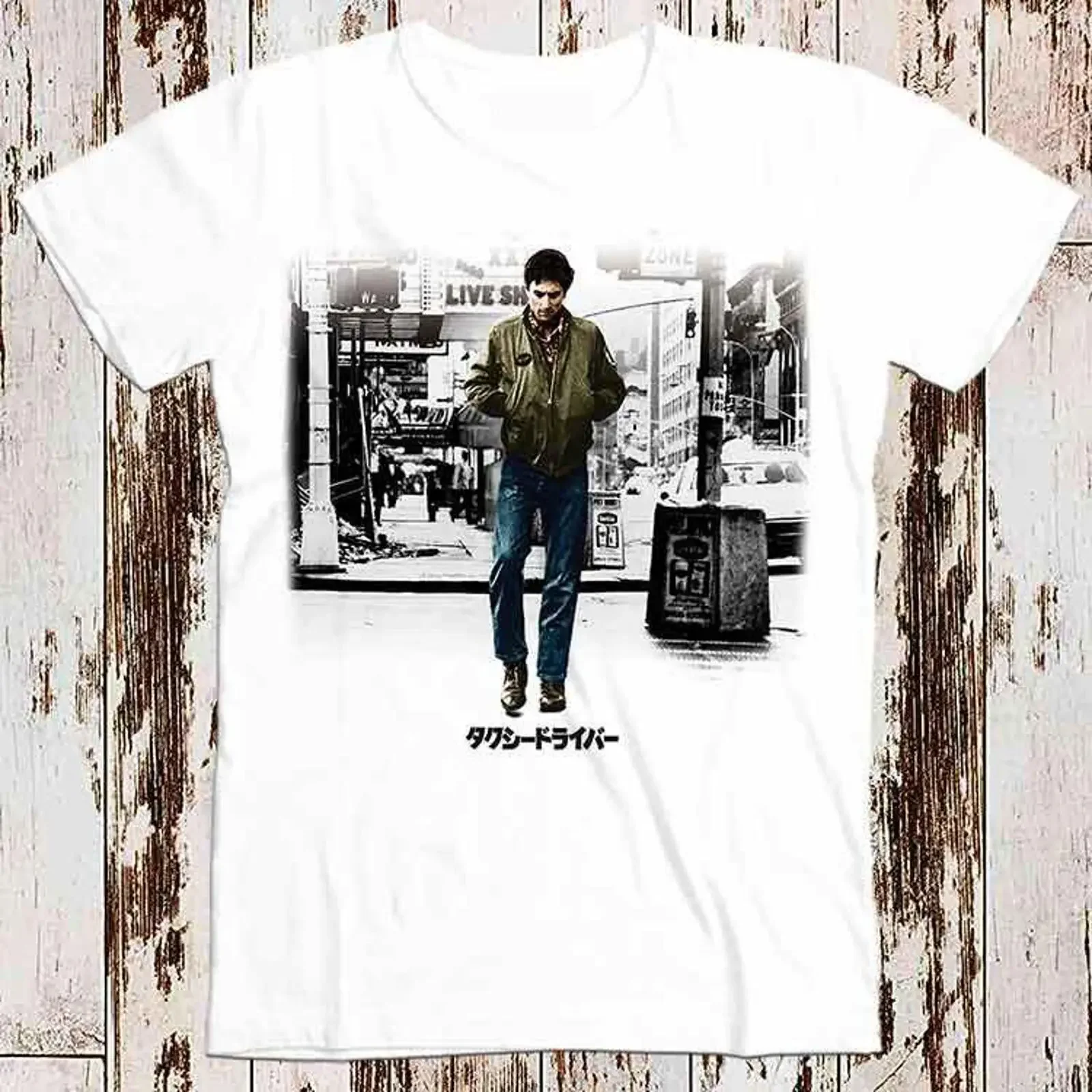 Japanese Taxi Driver Film Poster T Shirt Top Vintage Ladies 8272 vintage Washed designer clothes Stretched Versatile Slightly