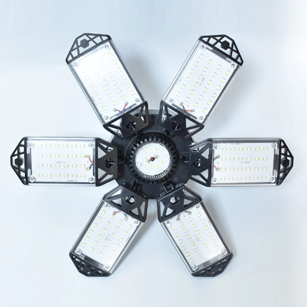 

Energy Saving Ceiling Fan Lights LED Garage Lantern Tent Awning Canopy Fold Hanging Abs PVC High Brightness Long Lifespan Wide