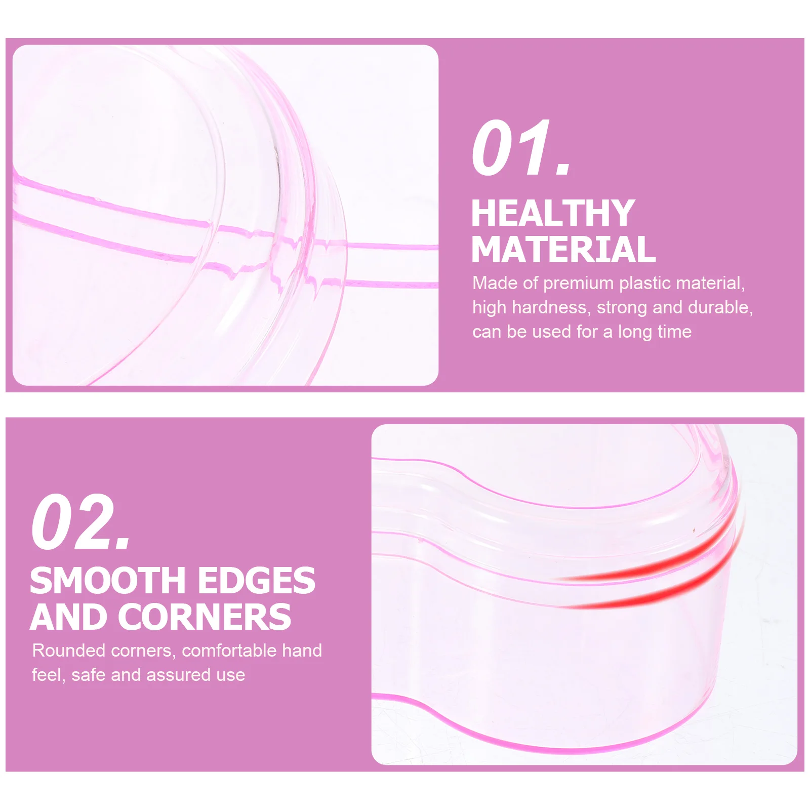 

3pcs Decorative Storage Boxes Heavy Duty Plastic Containers ies Jewelry Small Things ganizing Bins Portable Premium