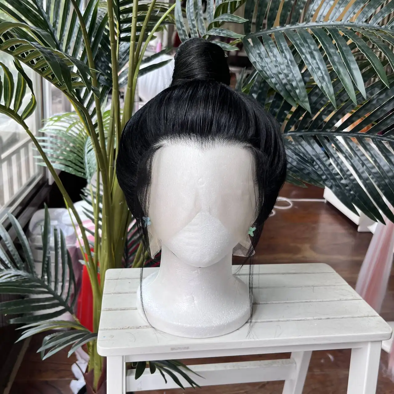 

[Styled Wig]Ancient Style Hanfu Halloween Uniform Carnival Party Play Role wig Lace Front Wig