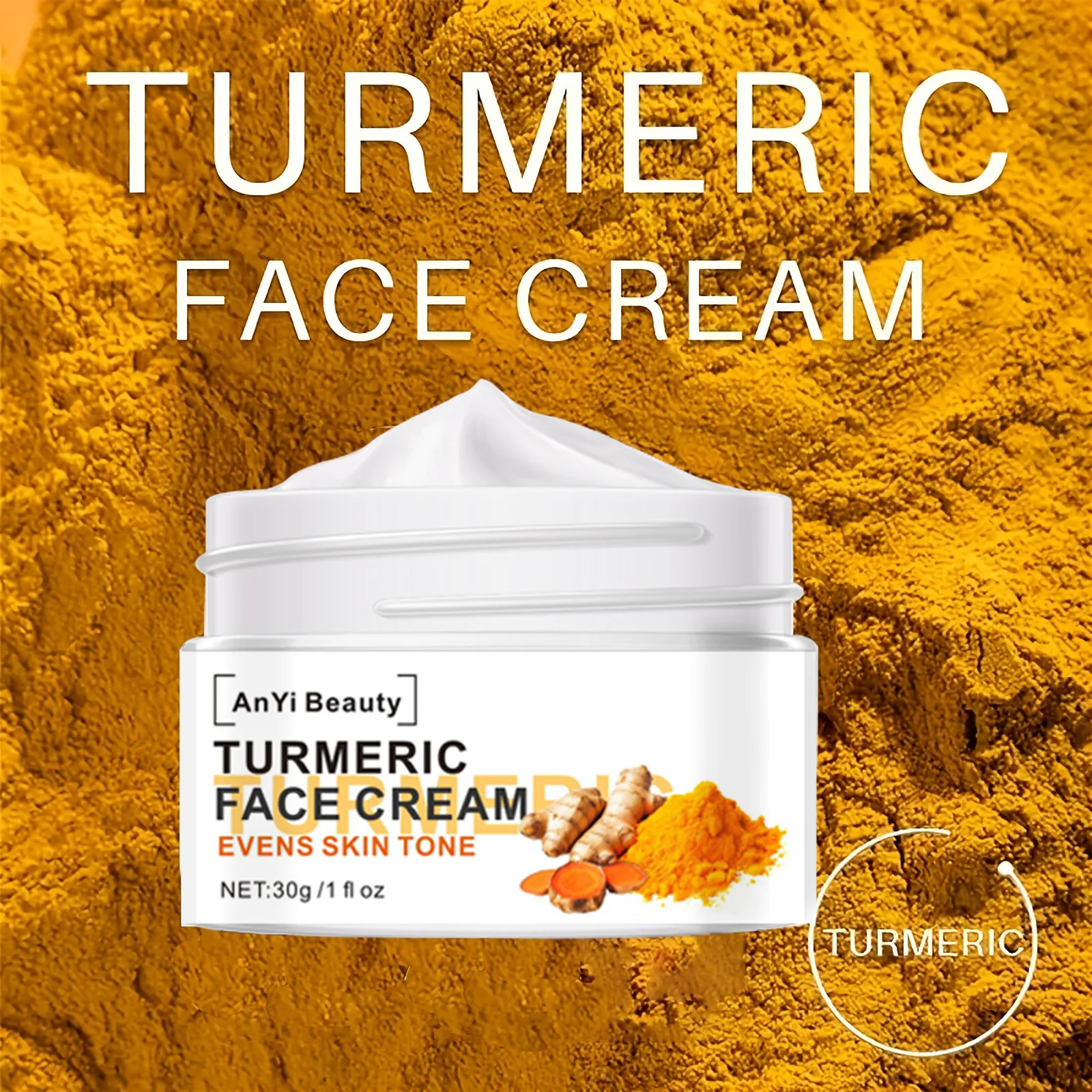 

Turmeric Cream 30g Face Anti-wrinkle Rejuvenation Lack Of Water Day Repair Dull Skin Cream Moisturizing