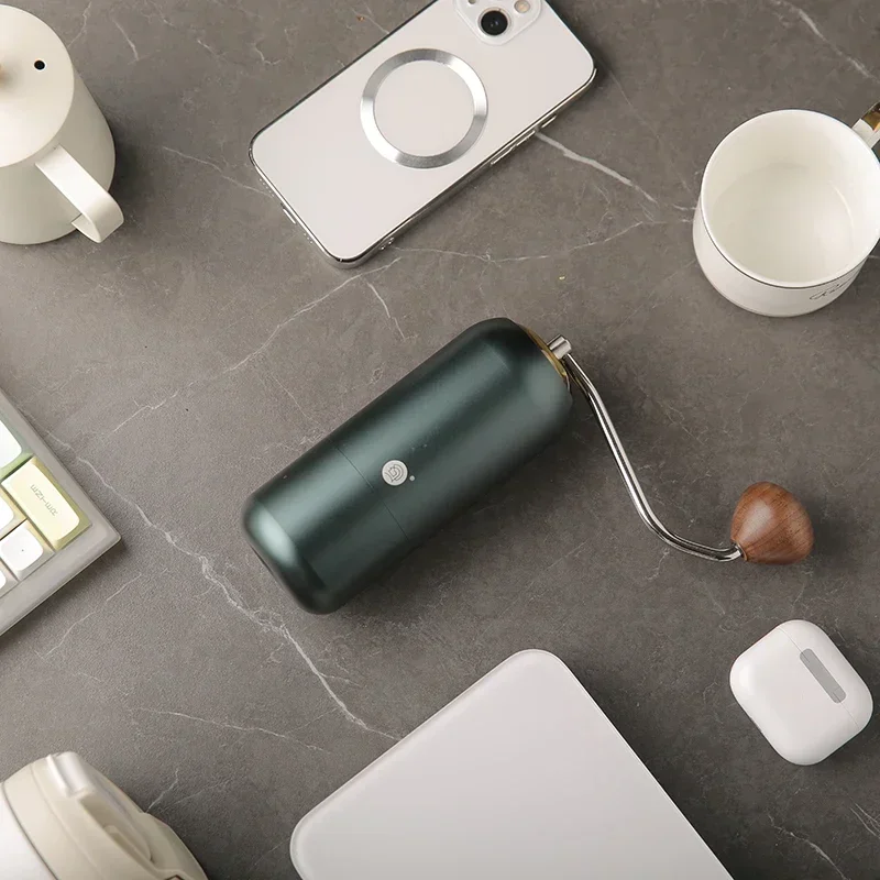 New New ZeroHero 48mm Stainless Steel Titanium Burr Manual Coffee Grinder