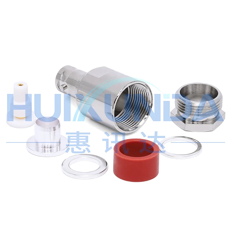 Conjunto de cinco peças de cabeça fêmea BNC-K-7 BNC para conectar cabo 50-7/LMR400 conector BNC-K7 Q9-K-7