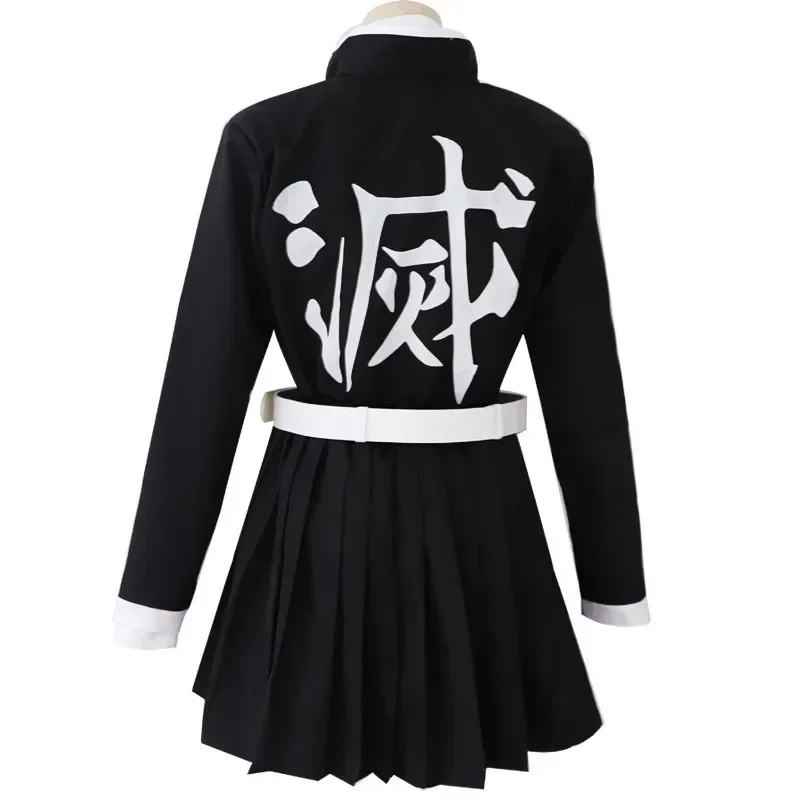 Anime Kostuum Kanroji Mitsuri Cosplay Halloween Vrouw Volwassen Kleding Kids Pruik Uniform Kostuums Voor Vrouwen