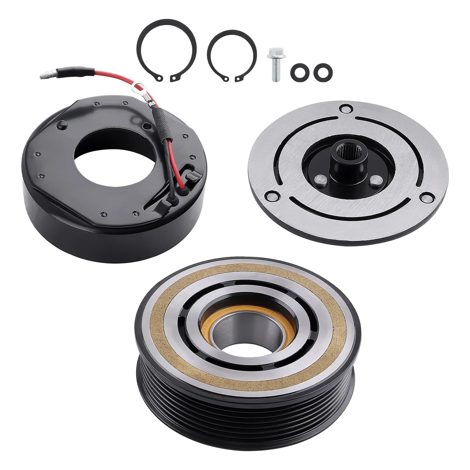 A/C Compressor Clutch Kit For Toyota Tacoma 4 Cyl. 2.7 Liter 2005-2015 10348090