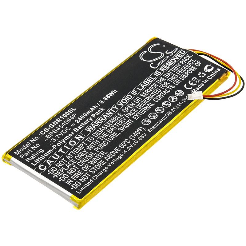 CS 2400mAh  Battery For Geneva BPS454094P WorldRadio