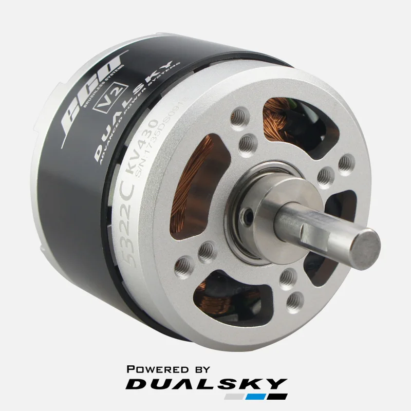 Dualsky ECO V2 Series ECO5322C 5322C 300KV 380KV 430KV motore Brushless a rotore esterno per ala fissa 120E-140E RC Airplane