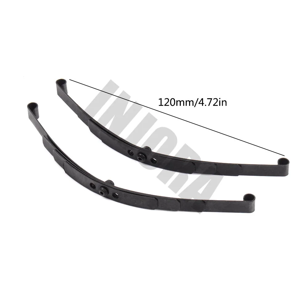 INJORA Hard Leaf Spring Suspension Steel Bar for 1:10 RC Rock Crawler D90 TF2 Axial SCX10 F350