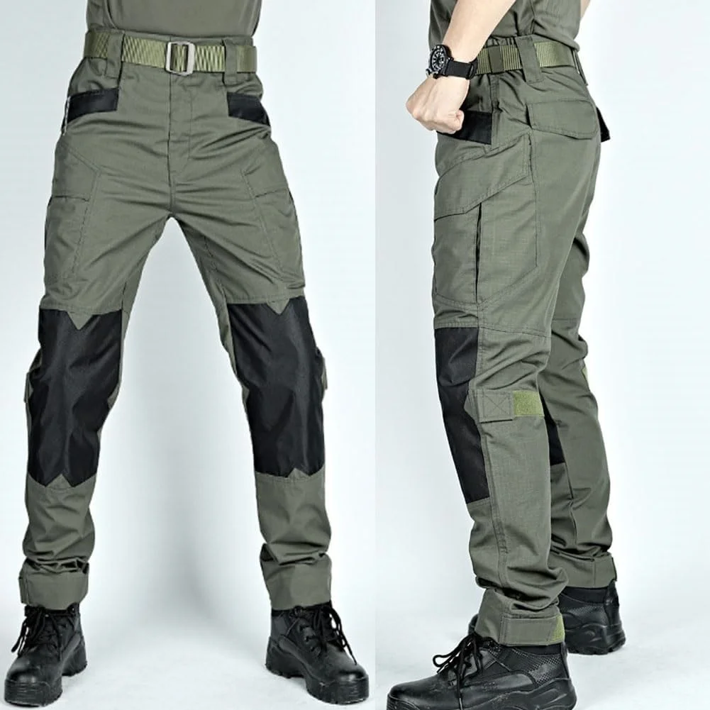 2026 New Men's Work Pants: Waterproof, Stain-Resistant, and Durable Color-Block Utility Trousers (Ideal for Auto Repair) - view 4