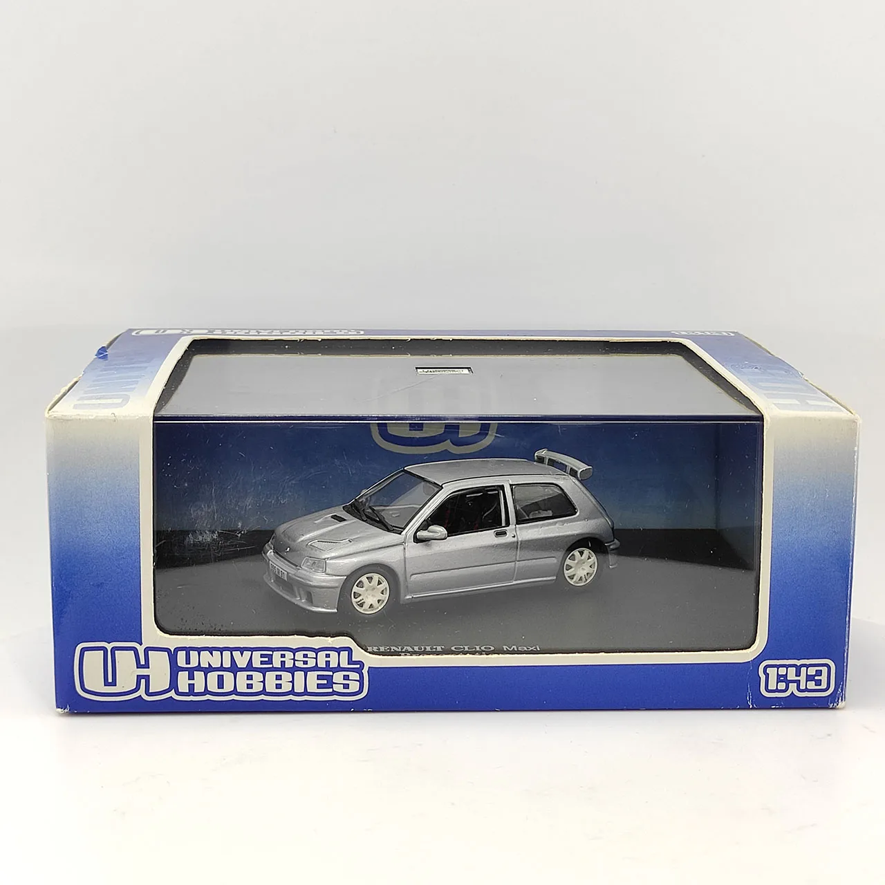 

Коробка с потрескавшейся краской, дефект поверхности, литой под давлением, масштаб UH 1:43, RENAULT CLIO MAXI, модель автомобиля из серебряного сплава, Коллекционная игрушка, подарок, сувенир