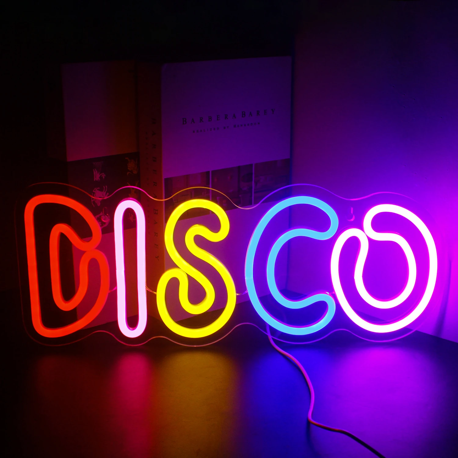 

Disco Neon Signs Pink Led Neon Light for Wall Decor Neon Signs for Wall Decor Light Up Sign for Disco Bar USB Signs for Bedro