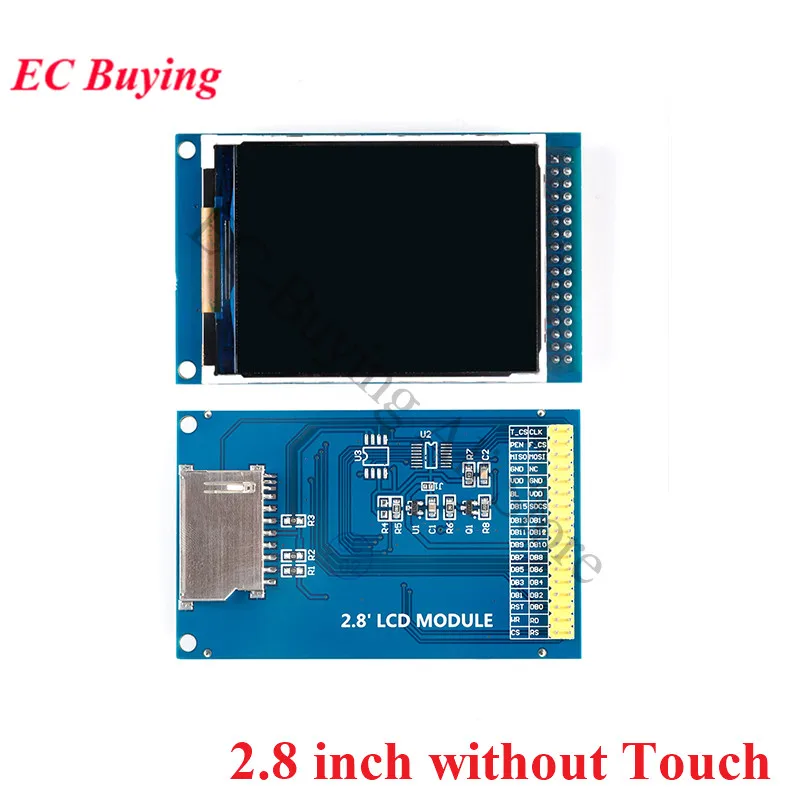 2.8/3.5 Inch TFT Touch LCD Color Screen Display Module Drive ILI9341 ILI9486 Resolution 240*320 320*480 LED DIY Kit For Arduino