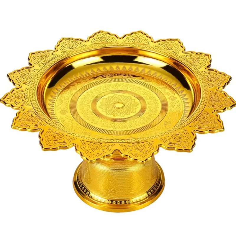 1 pc plastic Fruit tray Buddhist Hall kitchen Living room supplies Temple Sacrifice home decoration Feng Shui Accessories gifts