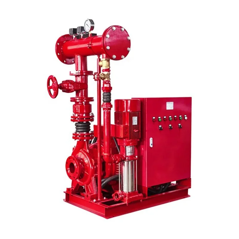 75HP Electric Fire Fighting Pump System Stainless Steel Centrifugal Jockey Pumps for Watering Direct Motor Power Supply