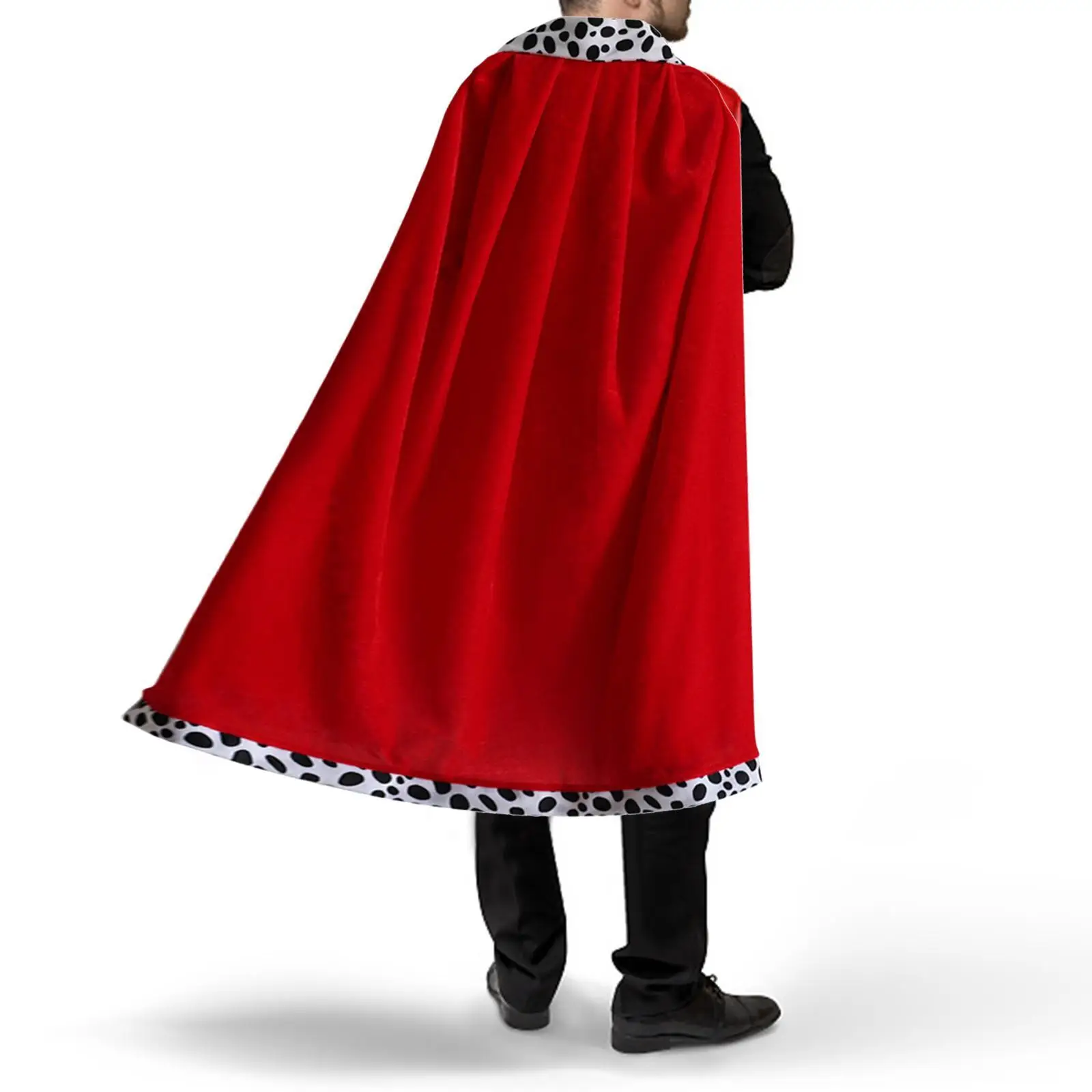 King Cape King Robe Cloak Costume Accessory for Masquerade Carnival Dress up 90cm for Kids