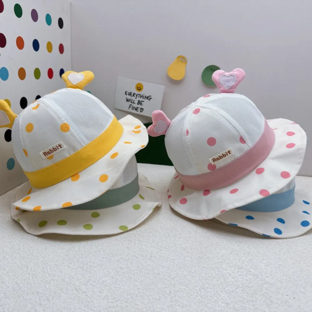 

New Children's Sun Protection Hat Outdoor Breathable Baby Hat Cartoon Net Hats