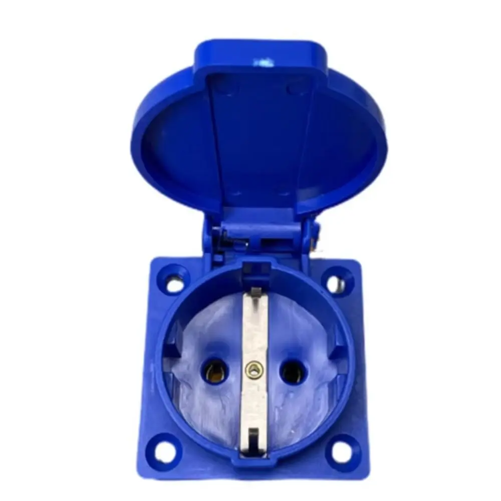 2024 قابلة لإعادة الأسلاك الاتحاد الأوروبي ذكر التوصيل تمديد الحبل انفصال محول IP54 2Pin أنثى Schuko