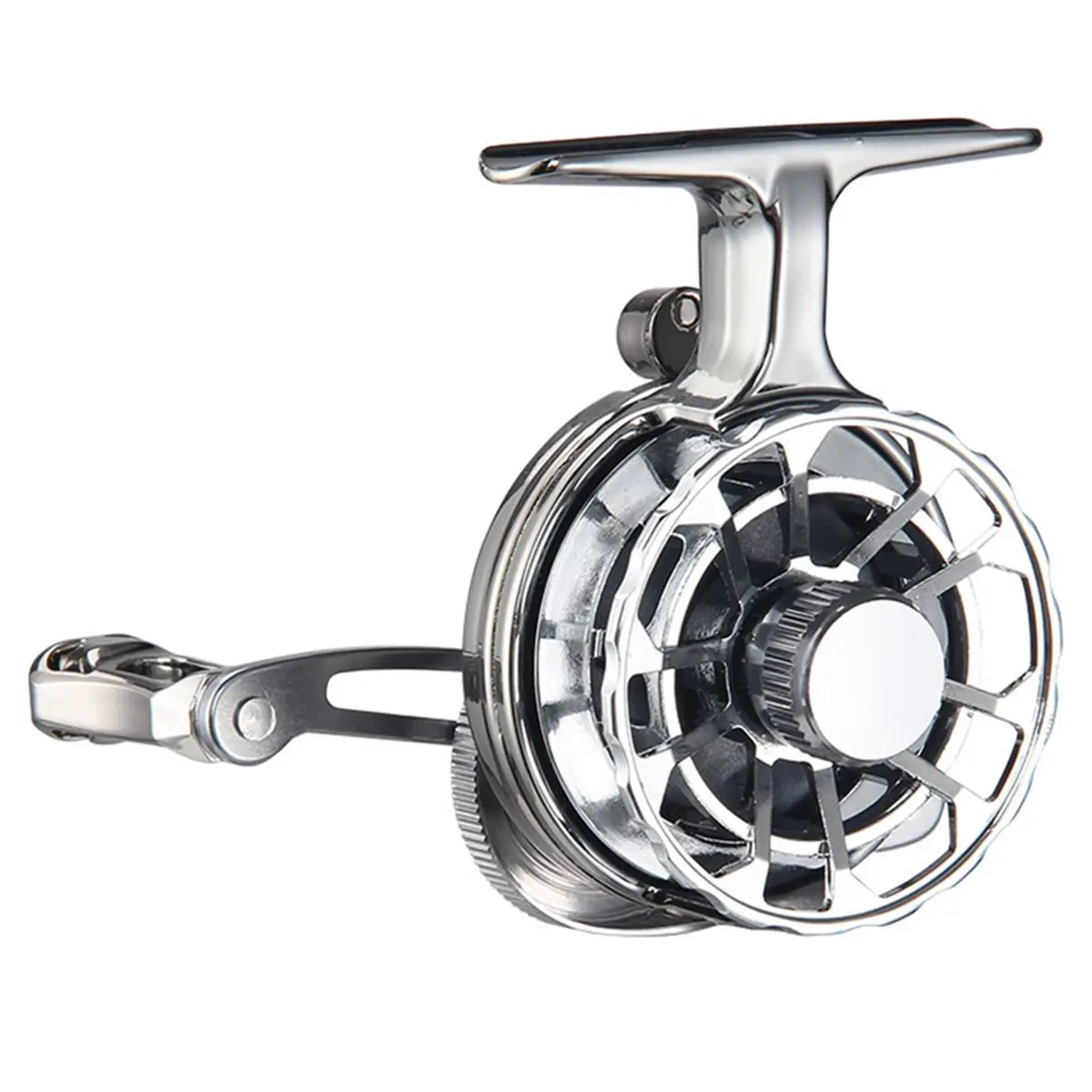 【TODAY-BUY】~@ Raft Fishing Reel - Dual-Handle, High-Foot Design, Point-Release Line Control, Front-Strike Style RIGHT HANDLE
