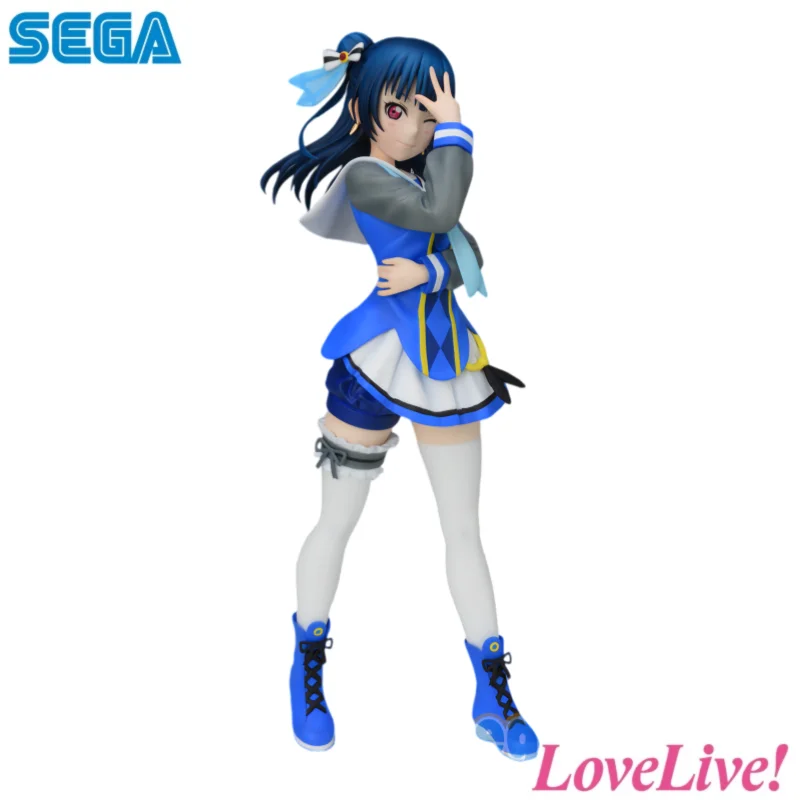 

В наличии Sega Original Lovelive! Цусима Йошико, экшн-фигурка, модель куклы, новые игрушки в штучной упаковке, модель гаража, коллекционная